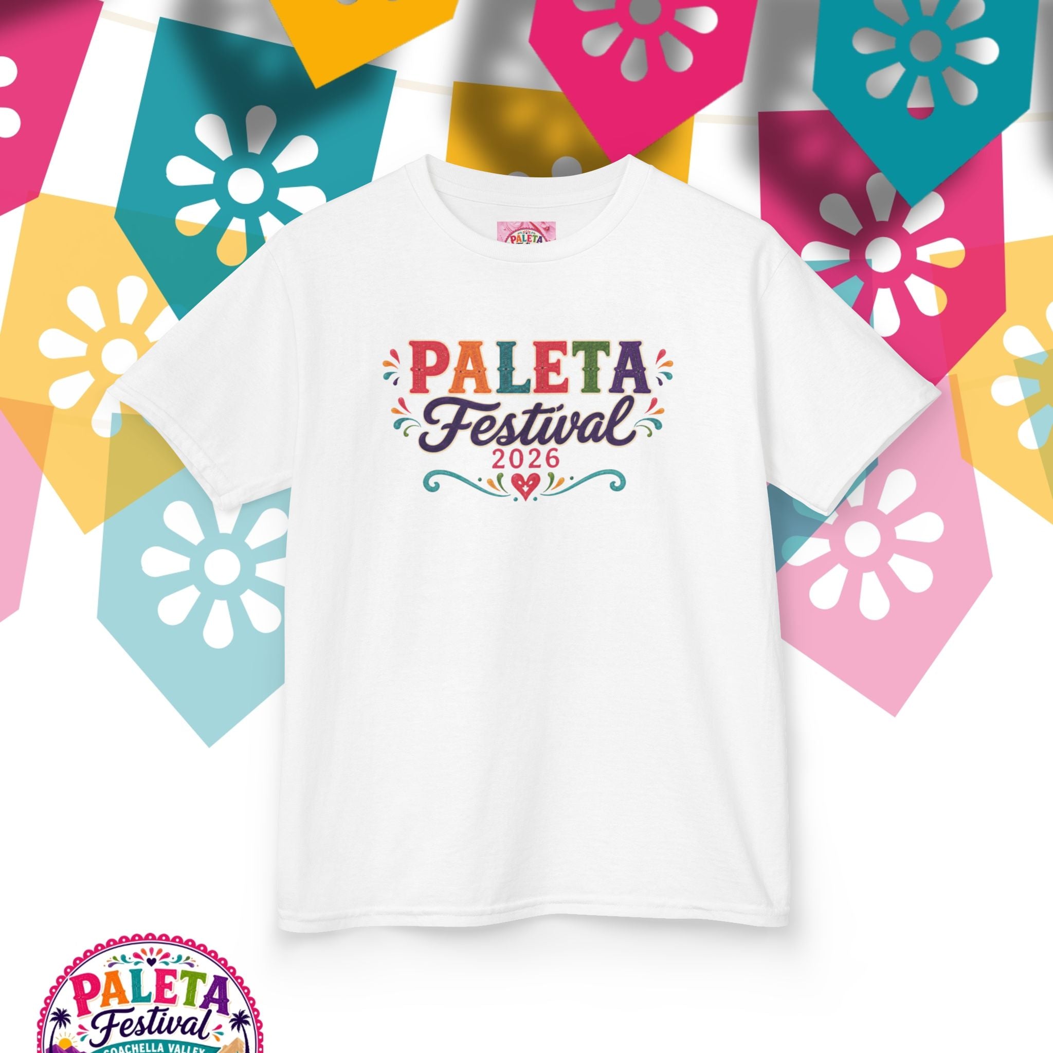 Paleta Festival Kids T-Shirt — "Paleta Festival 2026" Popsicle Tee