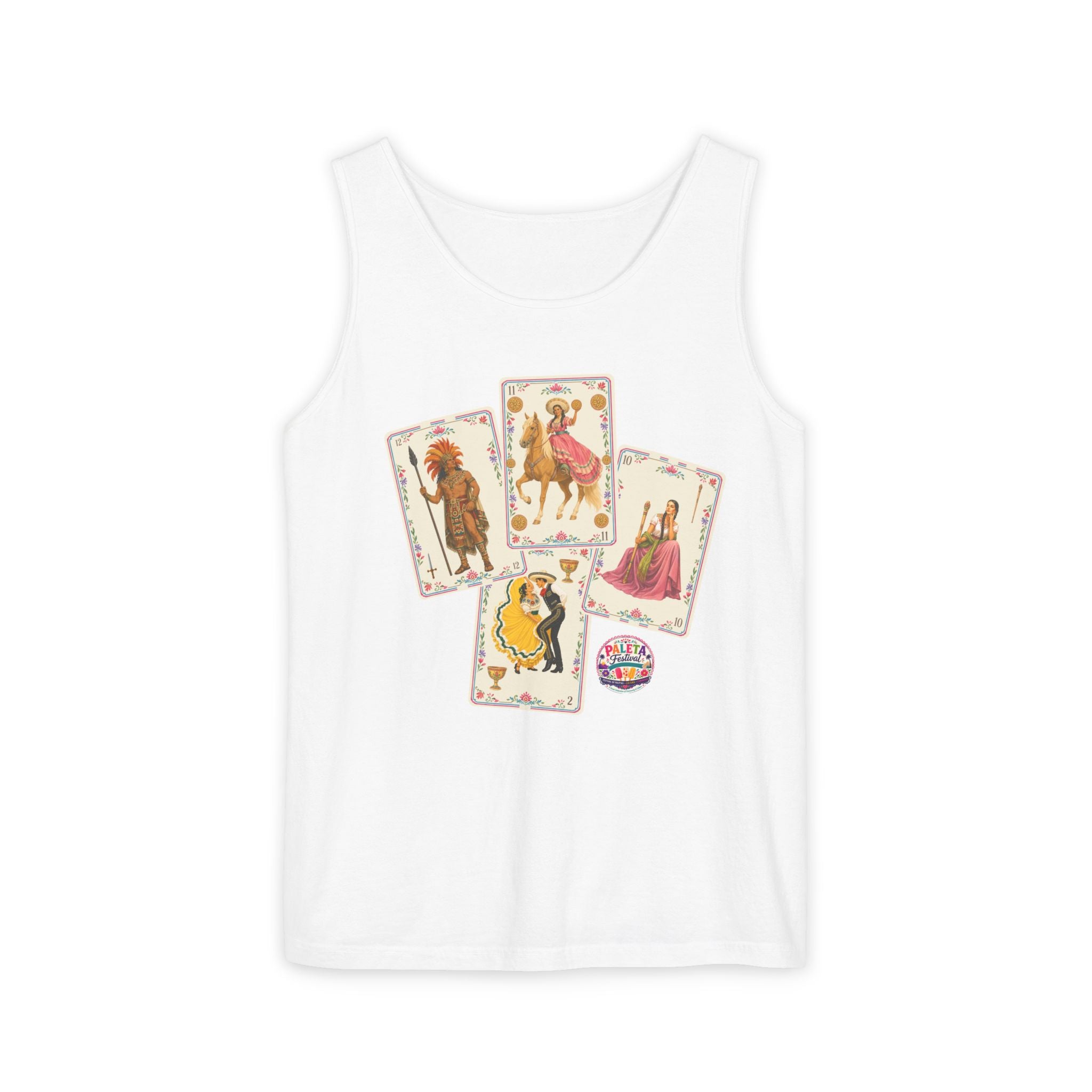 Mexican Baraja–Inspired Collection Art Tank Top