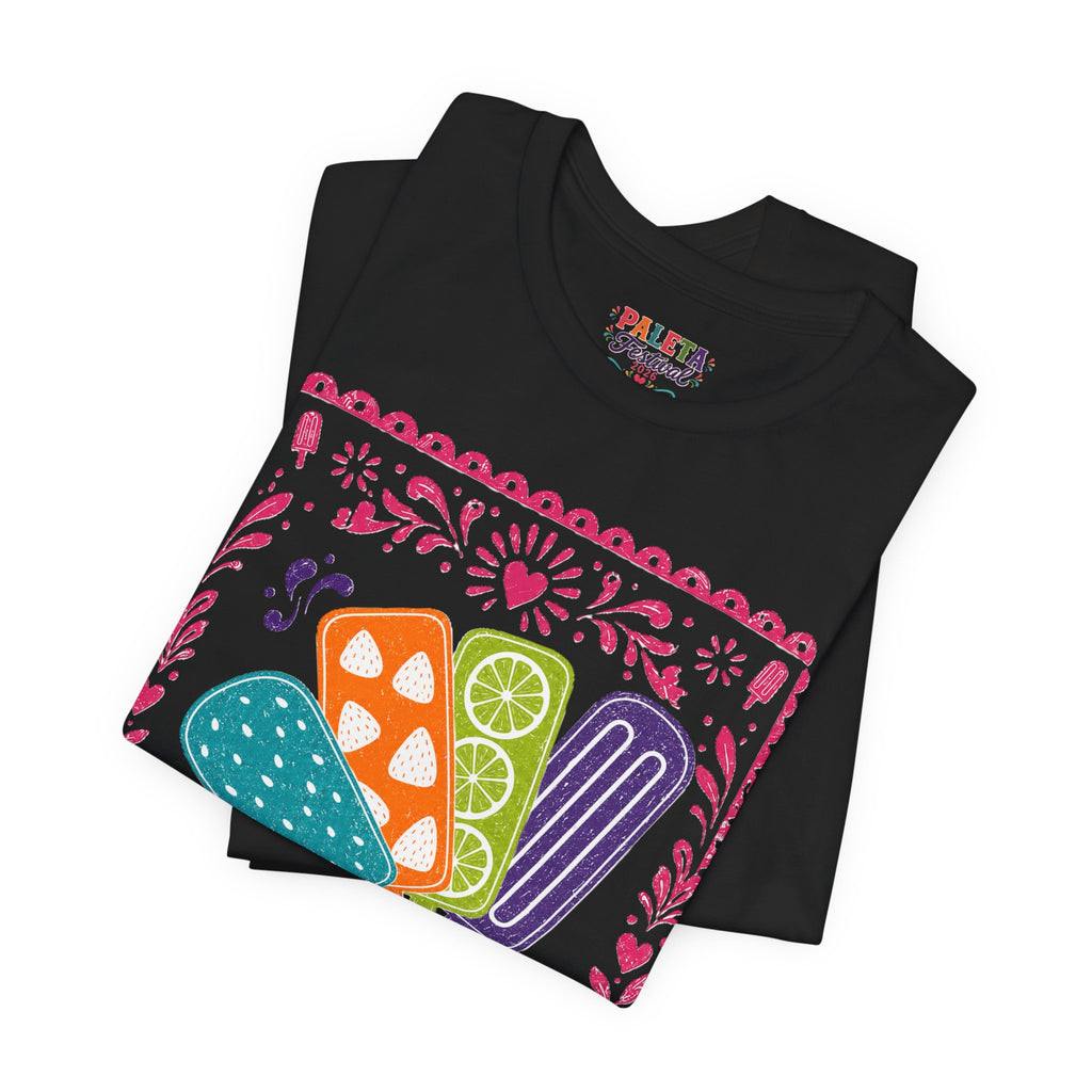 Paleta Festival Graphic Tee — Colorful Mexican Popsicle Shirt